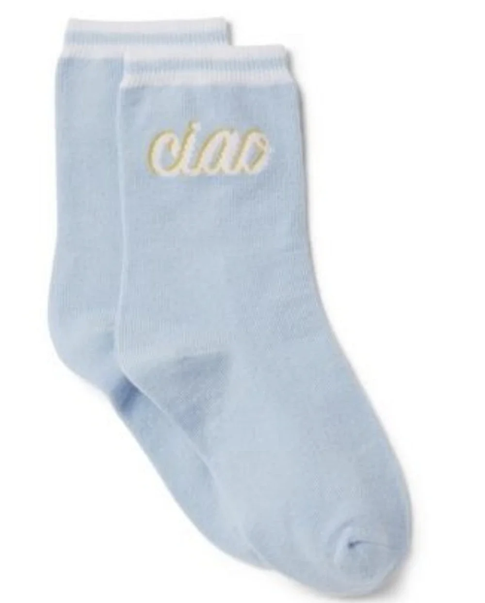Janie and Jack Baby 12-24M Kentucky Blue Ciao Bella One Pair Socks O1-19